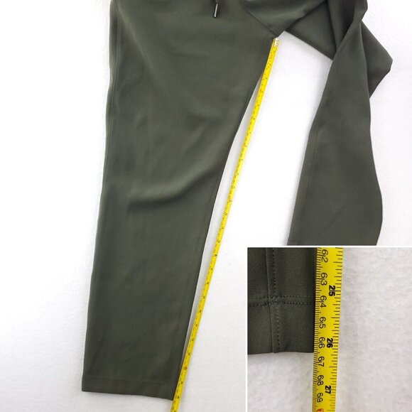 Lululemon On The Fly Pants 26" W5BM4S Lightweight Wrinkle Free Green Size 6 - Picture 7 of 11